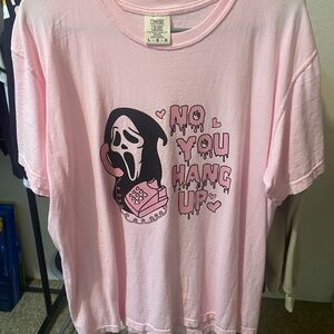 Comfort Colors Light Pink 'No You Hang Up' T Shirt